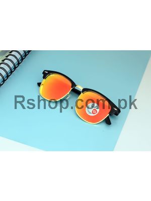 Ray-Ban Orange Mirrored Clubmaster RB3016 Sunglasses