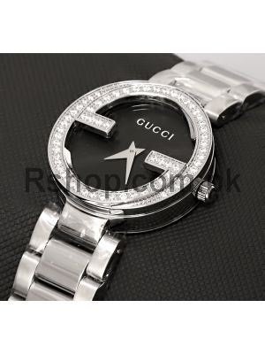 luxury Gucci Interlocking G Black Dial Ladies watches