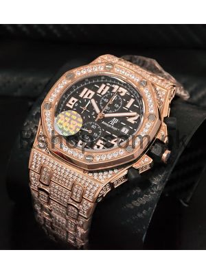 Find Audemars Piguet Royal Oak Offshore Pink Gold Diamond Men’s Watches Prices in Pakistan
