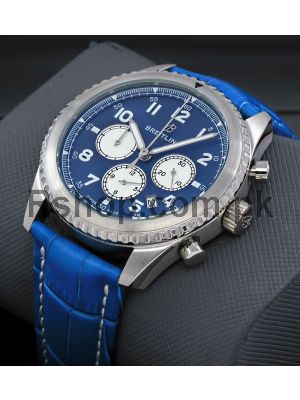 Breitling Aviator 8 Blue Chronograph Watch