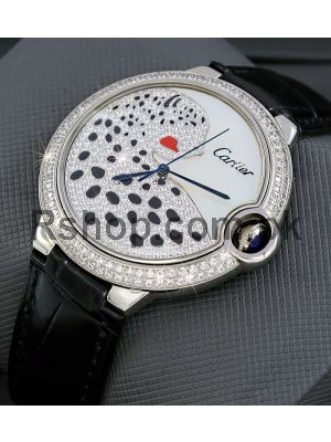 Cartier Ballon Bleu Leopard Watch