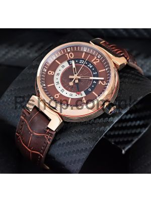 Louis Vuitton Tambour GMT Brown Watch