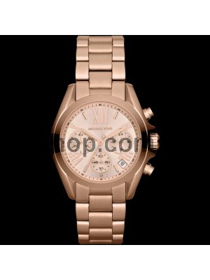 Michael Kors Ladies Rose Gold  replica Watch