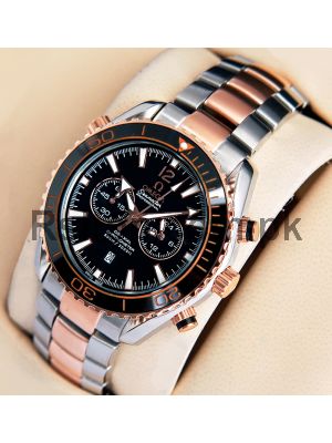 Omega Seamaster Planet Ocean Chronograph Two Tone Watch price