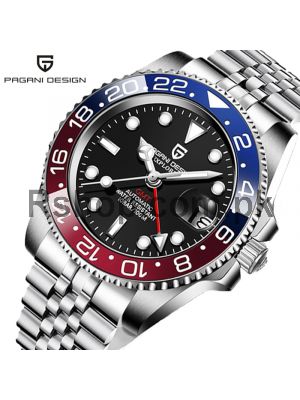 Pagani Design PD-1662 Men's Luminous GMT Mechanical Watch
