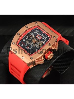 Richard Mile RM011 Red Rubber Strap  watches price