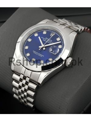 Rolex Datejust Blue Diamond Dial watches in Pakistan