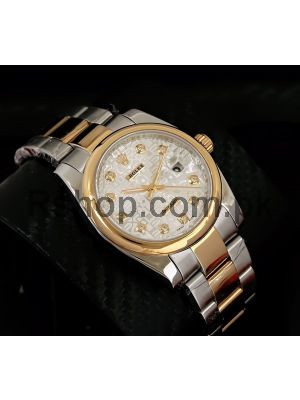 Rolex Datejust Two Tone Diamond Marking with Computer Dial  watches 