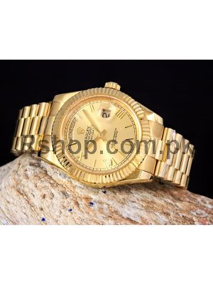 Rolex Day-Date 40 Gold Dial Watch