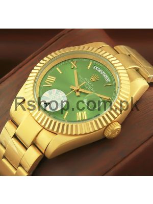 Rolex Day-Date 40 Olive Green Dial Titanium Watch Price in Pakistan