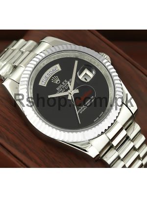 Rolex Day-Date Onyx Dial Watch