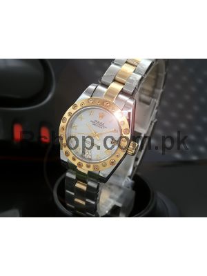 Rolex Lady Datejust Two Tone Diamind Watches