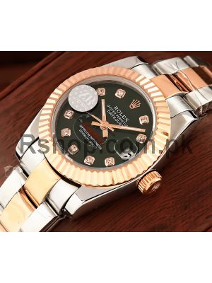 Rolex Lady Datejust Two Tone Watch