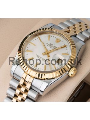 Rolex Oyster Perpetual Datejust  Two Tone White Dial  Pakistan