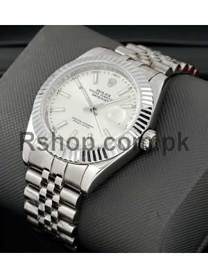Rolex Rolesor Datejust 41 Silver Dial Watches,