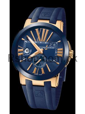 Ulysse Nardin Executive Dual Time Blue watch