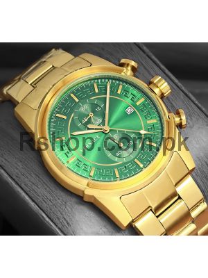 Versace chronograph Green DIal Watch