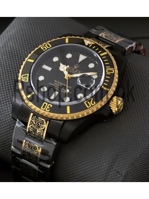 Rolex Submariner Hand-Engraved Watch