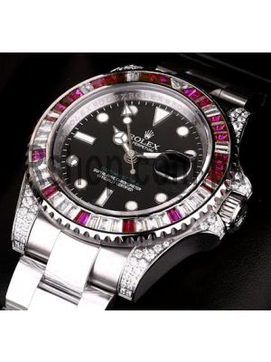 Rolex GMT Master II Diamond Case Watch Price in Pakistan