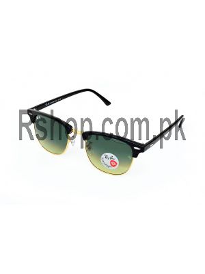Ray Ban Clubmaster RB3016 Green Yellow Gradient Sunglasses