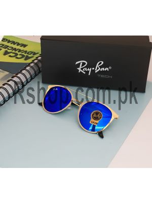 Ray-Ban Flat Metal Frame Blue Mirror Sunglasses Price in Pakistan