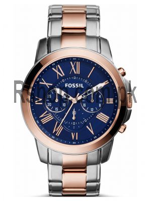 Fossil Two-Tone Fossil Grant Chronograph Stainless Steel Watch FS5024   (Same as Original)