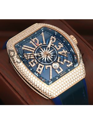 Franck Muller Vanguard Yachting Diamond Watch