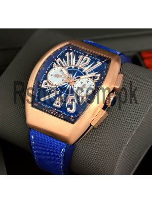 Find Franck Muller Vanguard Yachting Chronograph Blue Watches Prices in Pakistan