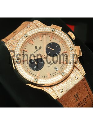 Hublot Classic Fusion Frosted Dial Diamond Watch Price in Pakistan