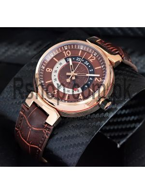 Louis Vuitton Tambour GMT Brown Watch