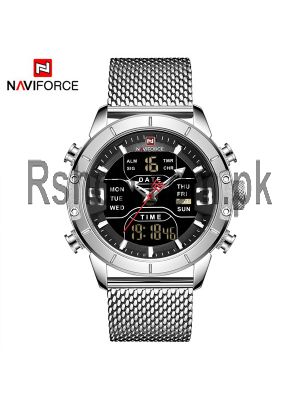 Naviforce Mesh Band Dual Time Edition 2020 (NF-9153) Watch Price in Pakistan