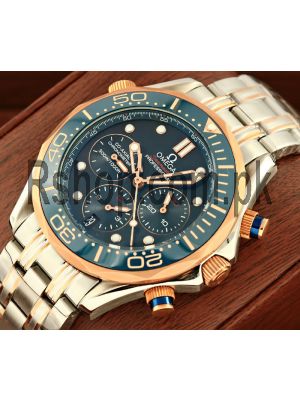 OMEGA Seamaster Blue Dial Two-Tone Men's Watch Price in Pakistan