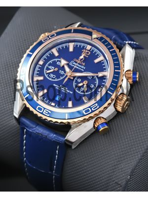 Omega Seamaster Planet Ocean Chronograph Blue Men's Watch