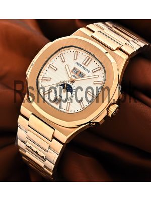 Patek Philippe Nautilus Chrono Rose Gold Watch Price in Pakistan