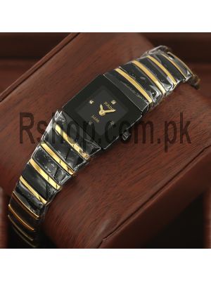 Rado Anatom Jubile Quartz Diamond Black Dial Watch Price in Pakistan