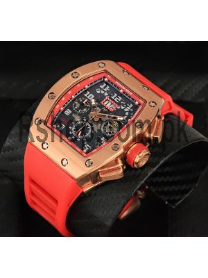 Richard Mile RM011 Red Rubber Strap  watches price