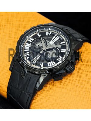 Roger Dubuis Excalibur Chronograph Black Watch Price in Pakistan