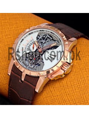 Roger Dubuis Horloger Tourbillon Calendar Swiss Automatic Watch