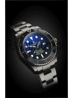 Rolex D-Blue Sea-Dweller Deepsea Black PVD Watch Price in Pakistan