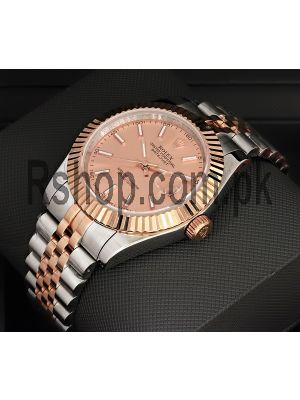 Rolex Datejust 41 Two Tone Rose Gold Dial Watch Price in Pakistan