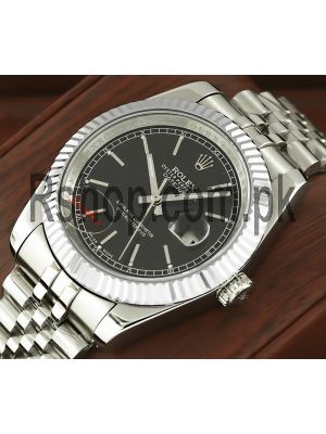 Rolex DateJust Black Dial Watch Price in Pakistan