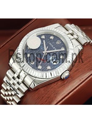 Rolex Datejust Blue Dial Swiss Watch Price in Pakistan