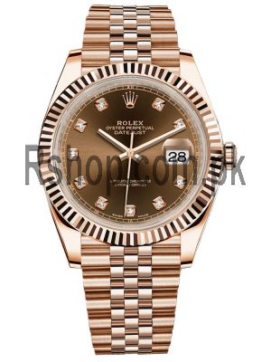 Rolex Datejust Brown Dial Watch
