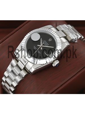 Rolex Datejust Onyx Black Dial Ladies Watch Price in Pakistan