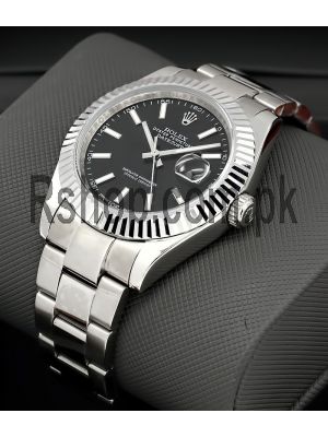 Rolex Datejust Rolesor 41  Black Dial  Watches in Pakistan 