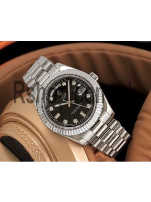 Rolex Day-Date Black Dial Watch Price in Pakistan