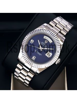 Rolex Day-Date Blue Dial Watch Price in Pakistan
