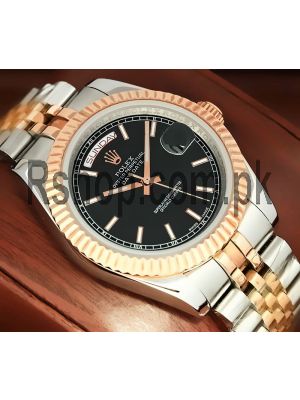 Rolex Day-Date Two Tone Watch  (2021) Price in Pakistan