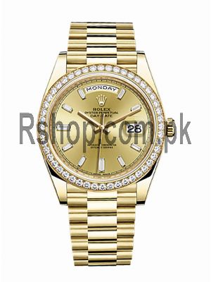 Rolex Day Date Yellow Gold  Swiss Watch Price in Pakistan