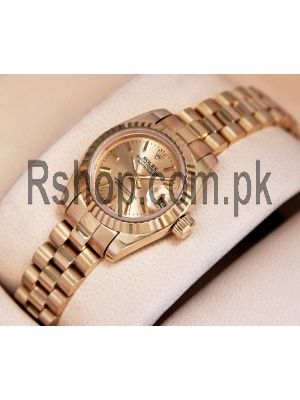Rolex Lady-Datejust Full Gold Watch in pakistan